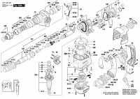 Bosch 3 611 B4A 0K1 GBH 328 DFR Rotary Hammer Spare Parts